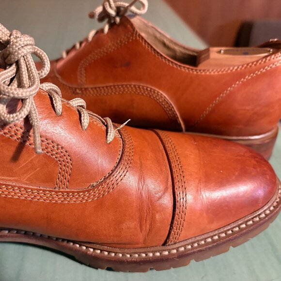 Mens Frye James Bal Lug Oxford 87943 Cap Toe Oxford Shoes Size 11.5 D - Picture 9 of 14